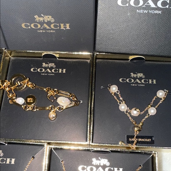 Coach Jewelry Gold &Silver earring ,rings, bracelets , necklaces  your choice - Picture 4 of 11